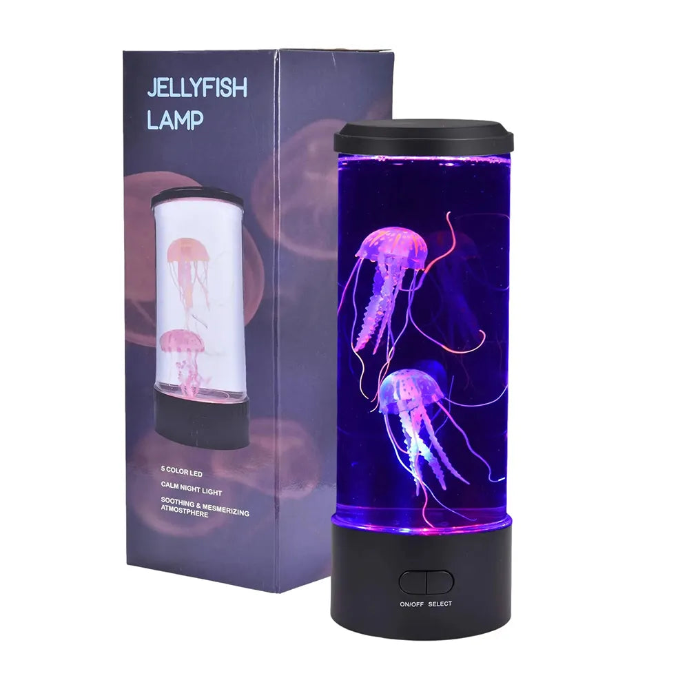 Resin Bordlampe – Jellyfish Night Light