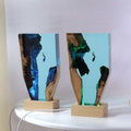 Resin Bordlampe – Deep Sea