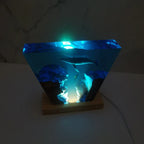 Resin Bordlampe – Deep Sea OceanGroove Whale