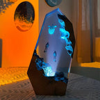 Resin Bordlampe – Sea Turtle Diver