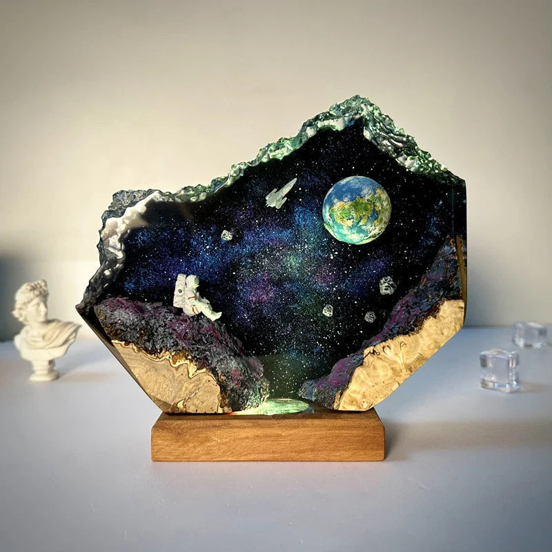 Resin Bordlampe
