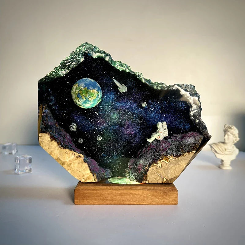 Resin Bordlampe