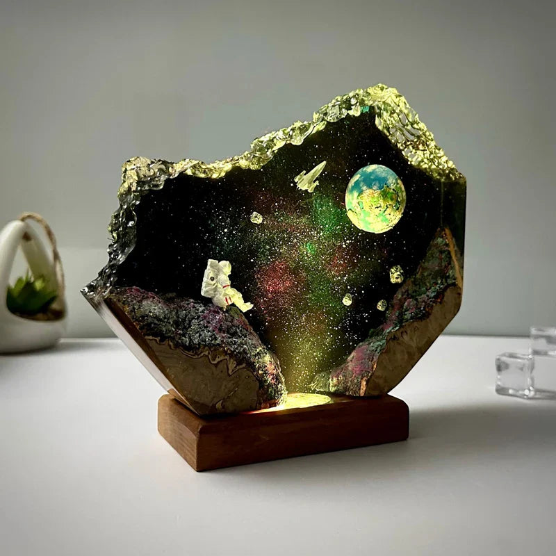 Resin Bordlampe