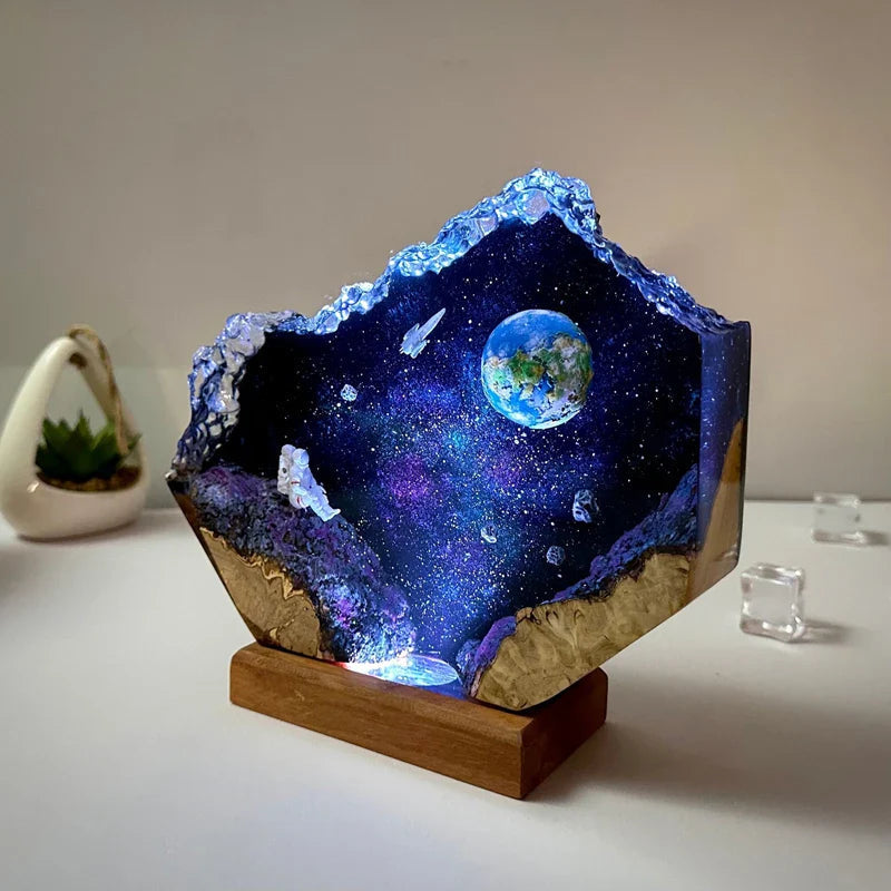 Resin Bordlampe