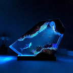 Resin Bordlampe – Whale Shark Shipwreck