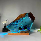 Resin Bordlampe – Light Seabed