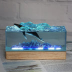 Resin Bordlampe – Mountain