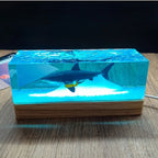 Resin Bordlampe – Mountain