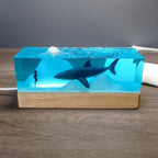 Resin Bordlampe – Mountain