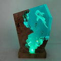 Resin Bordlampe – Whale Shark