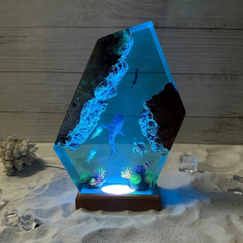Resin Bordlampe – OceanGroove