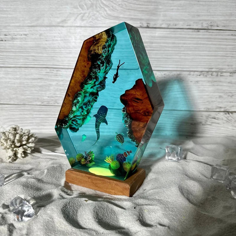 Resin Bordlampe – OceanGroove