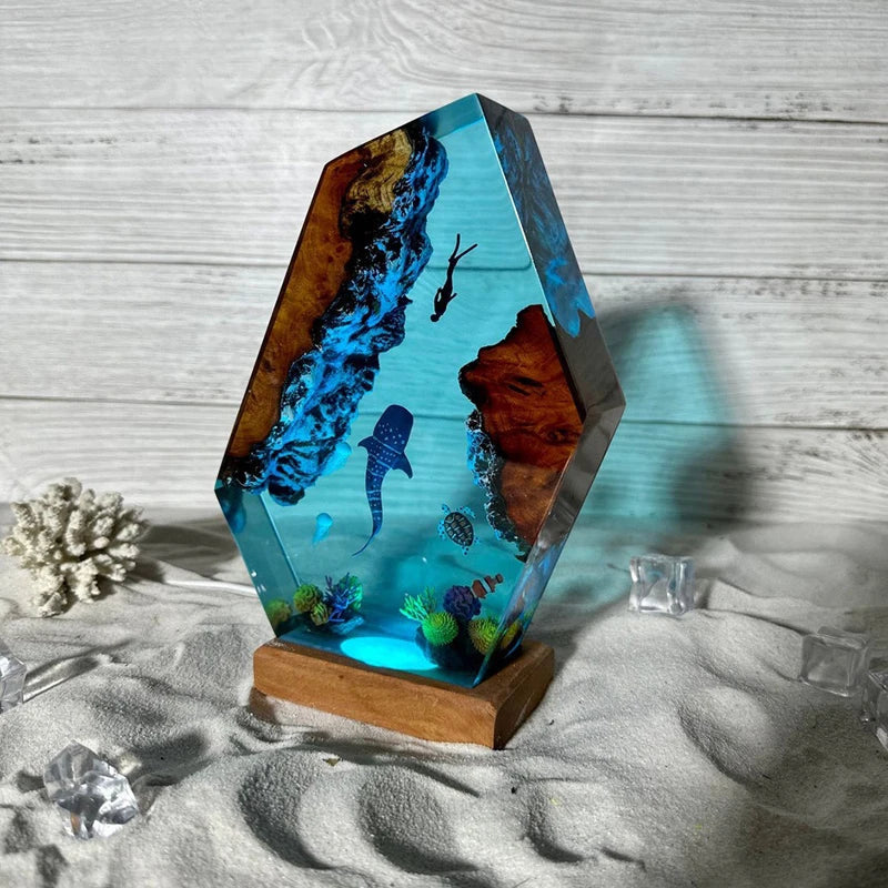 Resin Bordlampe – OceanGroove