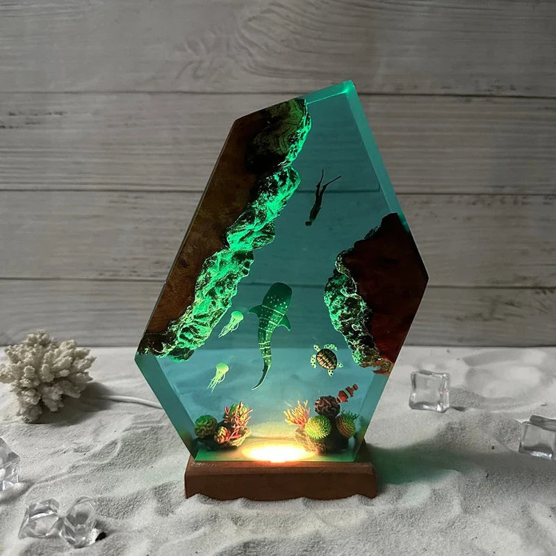 Resin Bordlampe – OceanGroove