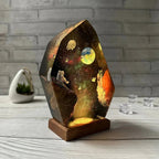 Resin Bordlampe – Moon