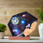Resin Bordlampe – Moon