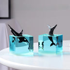 Resin Bordlampe – Ocean Creatures Cube