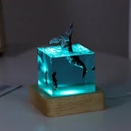 Resin Bordlampe – Ocean Creatures Cube