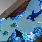 Resin Bordlampe – Orca Seabed