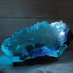 Resin Bordlampe – Shark Diver Shipwreck
