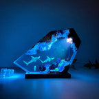 Resin Bordlampe – Sharks and Divers Shipwreck