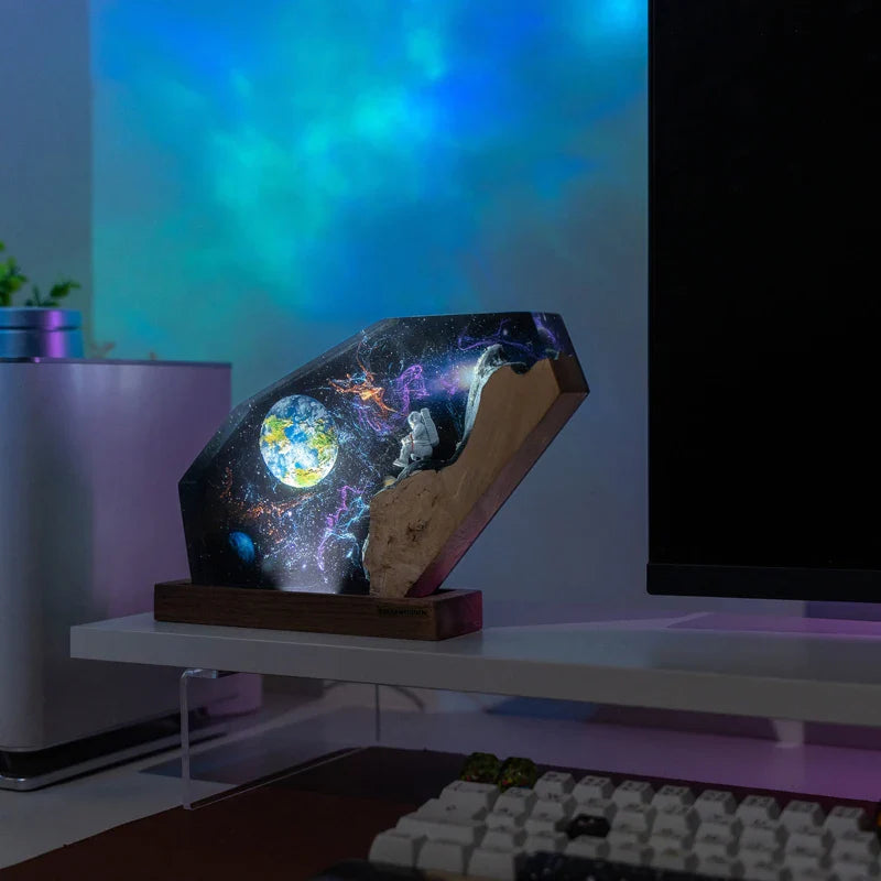 Resin Bordlampe
