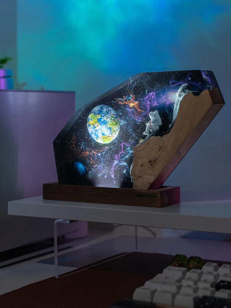 Resin Bordlampe
