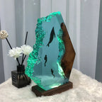 Resin Bordlampe