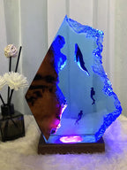 Resin Bordlampe