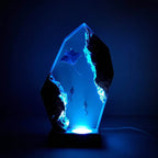 Resin Bordlampe – Manta Ray Swimming