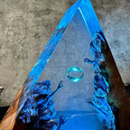 Resin Bordlampe – Triangle