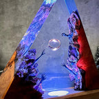 Resin Bordlampe – Triangle