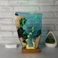Resin Bordlampe – Sea Turtle Jellyfish