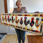 Quiltet Bordløber – Bird Parade