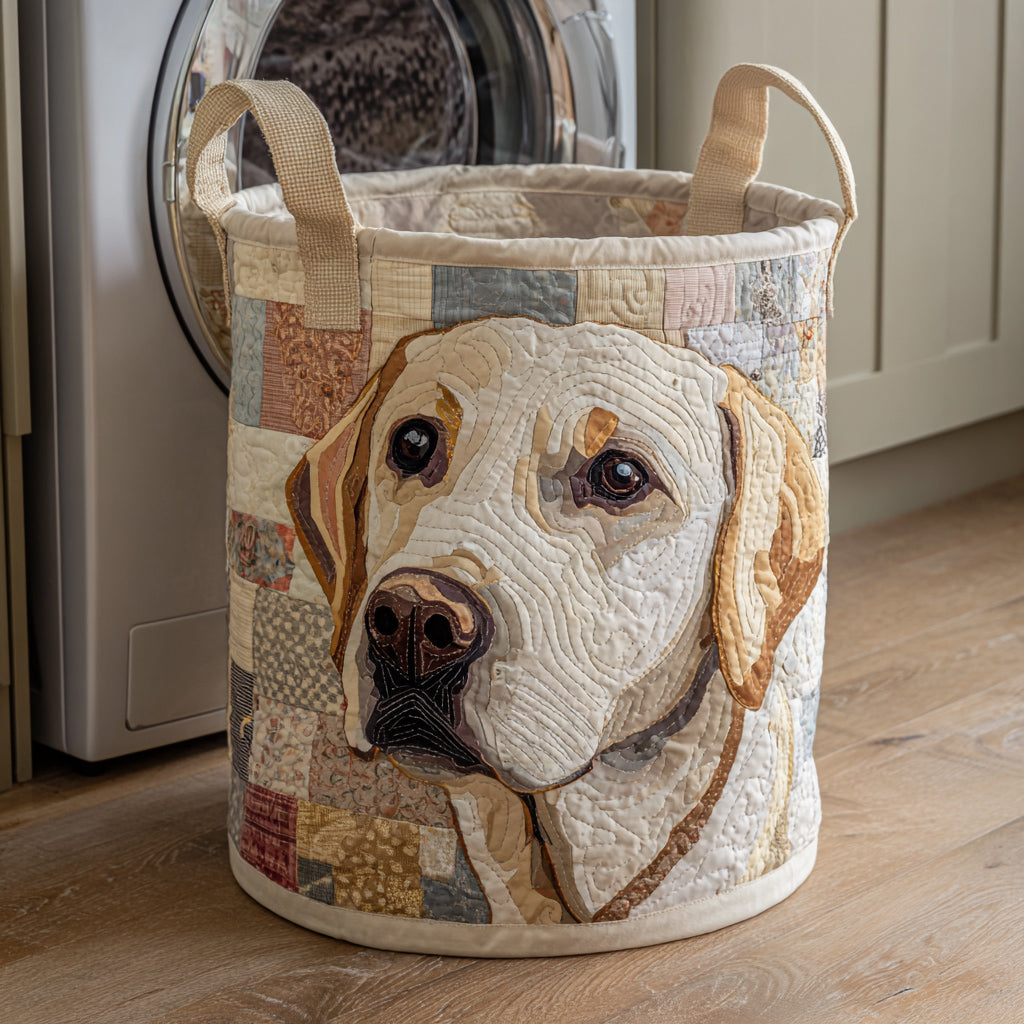 Vasketøjskurv – Rustic Labrador