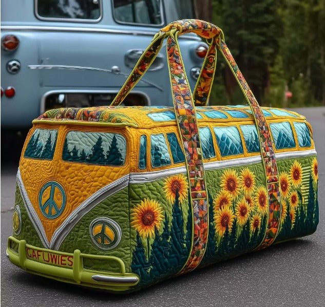 Quiltet Rejsetaske – Vintage Flower