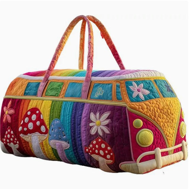Quiltet Rejsetaske – Premium Bohemian Style