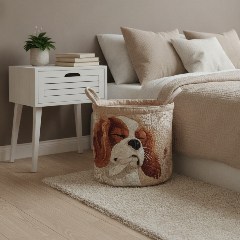 Vasketøjskurv – Sleepy King Charles