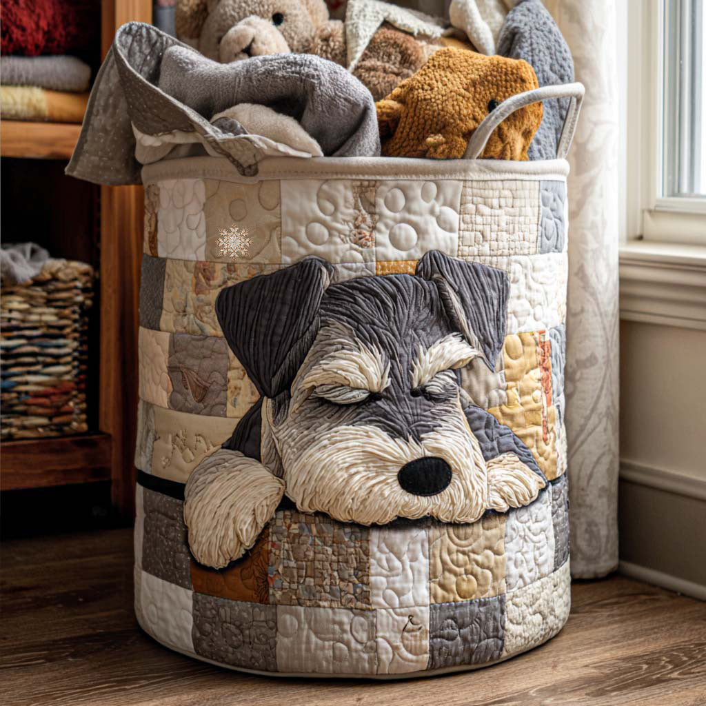 Vasketøjskurv – Sleepy Schnauzer