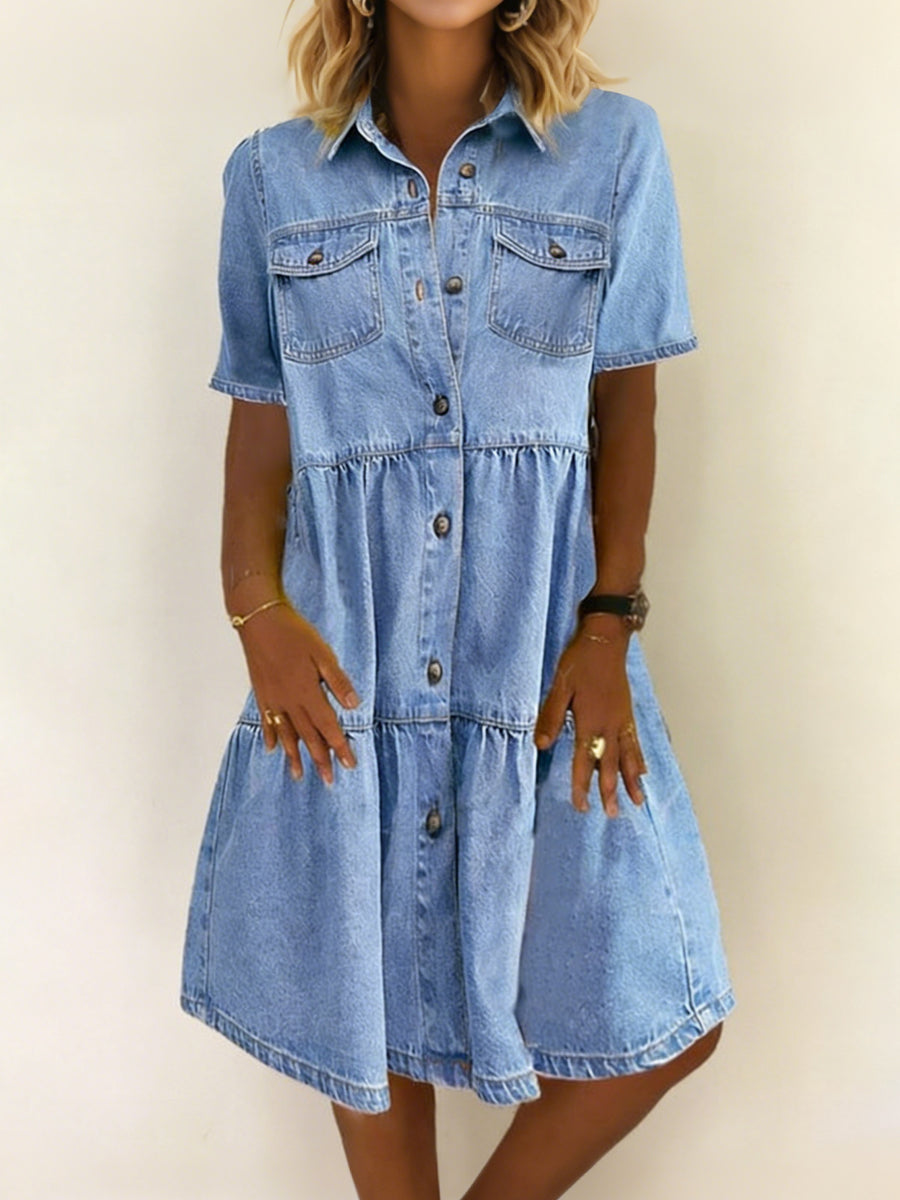 Yrsa – Smart casual denimkjole