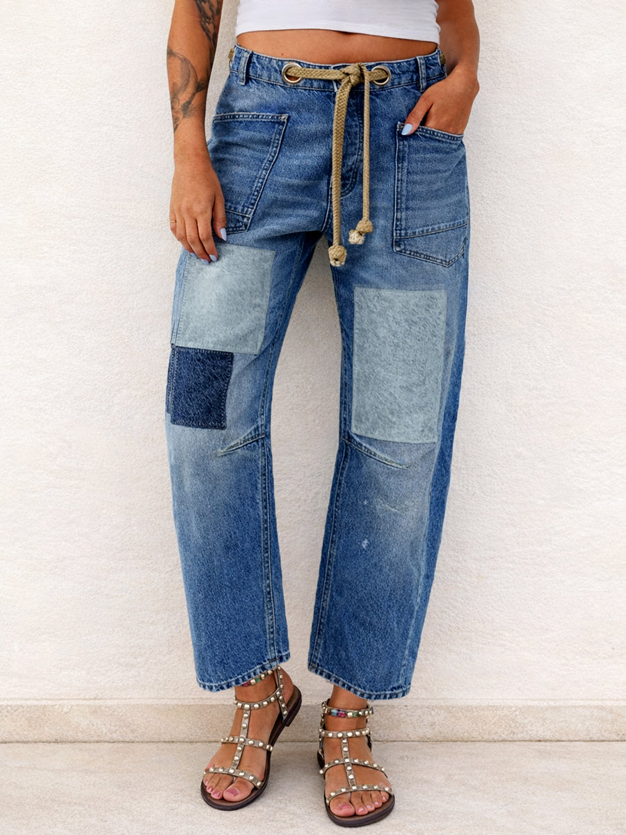 Amanda – Patchwork-jeans