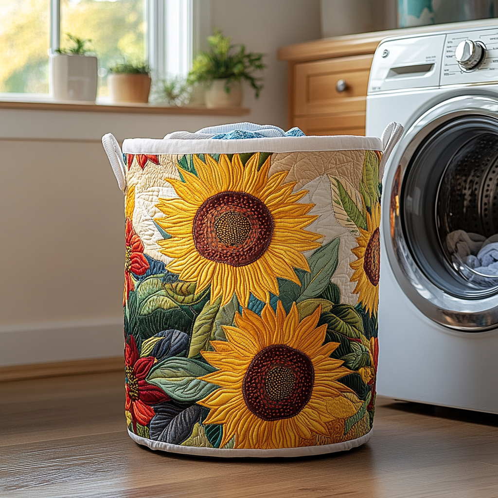 Vasketøjskurv – Sunflower Charm