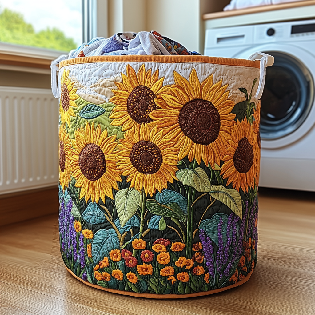 Vasketøjskurv – Sunflower Haven