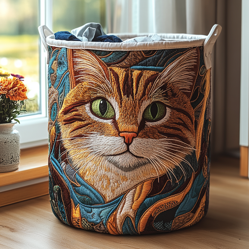 Vasketøjskurv – Sunny Cat