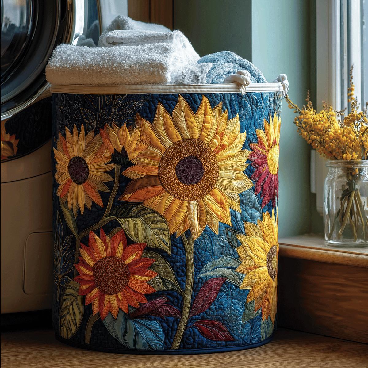 Vasketøjskurv – Sunshine Floral
