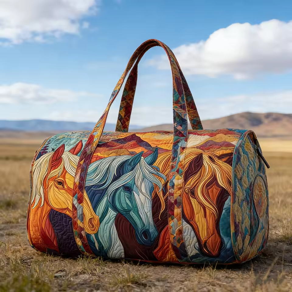 Rowena | Quiltet Rejsetaske