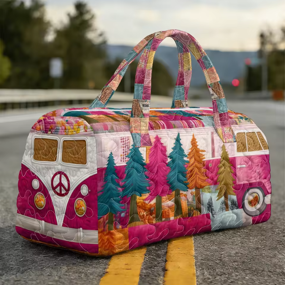 Clementine | Quiltet Rejsetaske