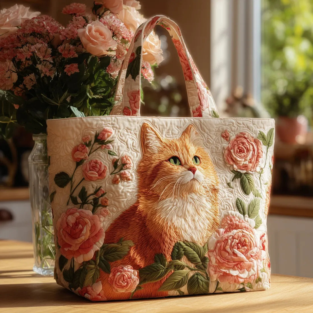 Håndlavet Totetaske – Rose Chartreuse