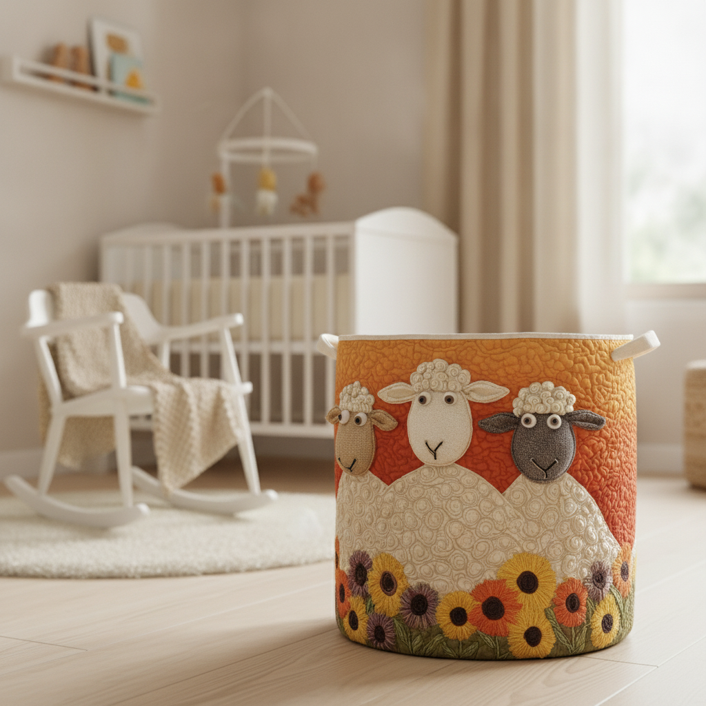 Vasketøjskurv – Wooly Whimsy